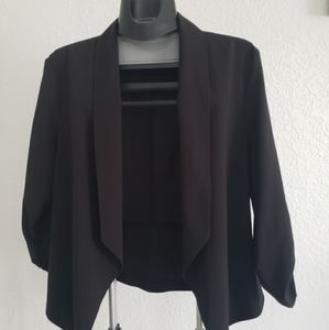 Black Blazer Ruched